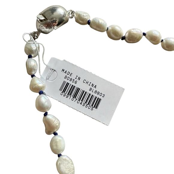 J. Crew Long Freshwater Pearl Necklace NEW - Picture 3 of 3